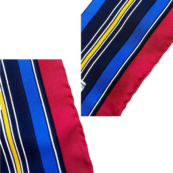 Hermès Scarf Red Couvertures Tenues Jour Horse Equestrian 100% Silk - Picture 4 of 13